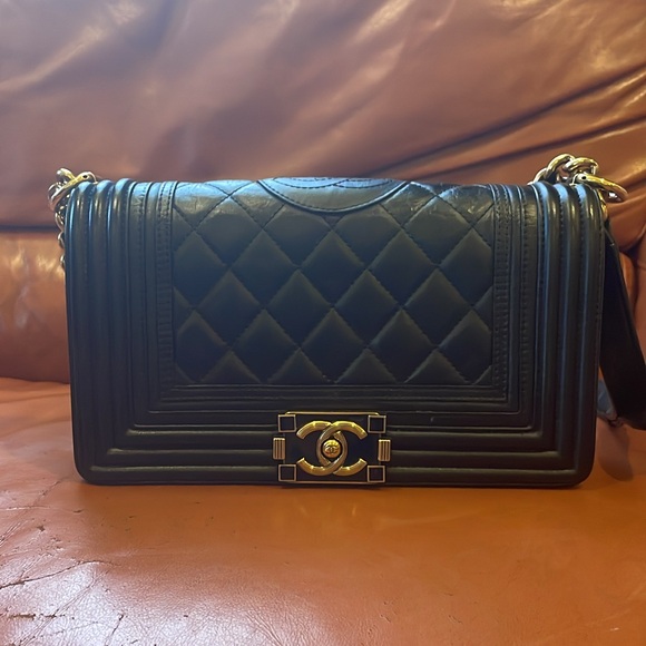 Vintage Chanel Leboy Bag Black - Picture 1 of 17